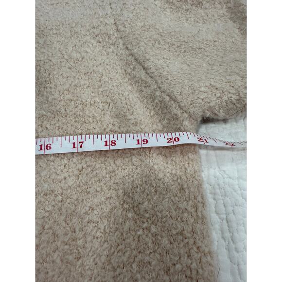 7 For All Mankind Boucle Wool Cardigan Sweater Beige Textured Knit NWT Medium - Picture 5 of 14